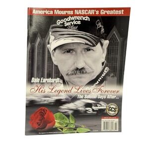 Tribute Dale Earnhardt His Legend‎ Lives Gold Collector Series Magazine